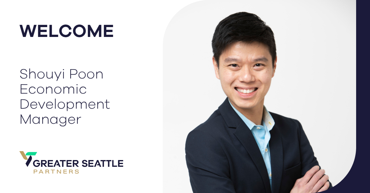 Shouyi Poon Appointed Economic Development Manager at Greater Seattle Partners