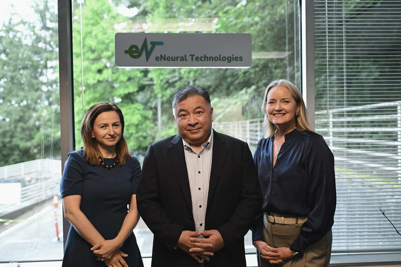 Taiwan eNeural Technologies announced expansion in Bellevue, WA. Supported by Washington State Department of Commerce and Greater Seattle Partners.